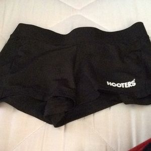 Black x small hooters shorts